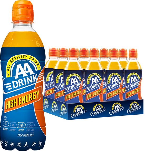 AA Drink High Energy 0,5ltr (12 flesjes, incl. statiegeld & verzendkosten)