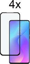 Xiaomi Mi 9T Screenprotector - Beschermglas Xiaomi Mi 9T Screen Protector Glas - Full Cover - 4 Stuks