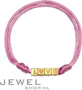Love Cube Armband | Armband Roze | Armband Letter Box | Gouden letter boxjes | Armband Verstelbaar | Oorbel Ketting Armband Ring Earcuff | Cadeau Dames | Cadeau Vriendin | Valentij