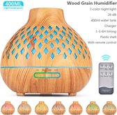 aroma - therapie - diffuser - timer - afstandsbediening - 7 kleuren - touchscreen - GRATIS olie - bevochtiger - humidifier