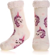 JAXY - Huissokken Kinderen - Verwarmde Sokken - Anti Slip Sokken - Huissokken - Bedsokken - Warme Sokken - Kerstcadeau Voor Kinderen - Thermosokken - Dikke Sokken - Fluffy Sokken -