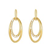 Di Lusso - Oorhangers Epinal - Zilver 925 - Goud - Dames - 19 mm