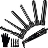 Marilo’s® 6 in 1 Automatische Krultang – Keramische Coating - Zwart