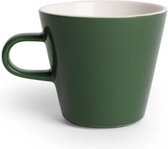 Tasse romaine AMCE 270ml Kawakawa (vert foncé) - tasse et soucoupe - vaisselle en porcelaine - grande tasse à café