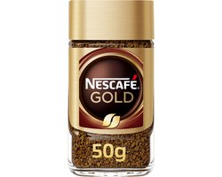 Nescafe Gold - Instantkoffie, gebrande en gemalen koffie - 50 g