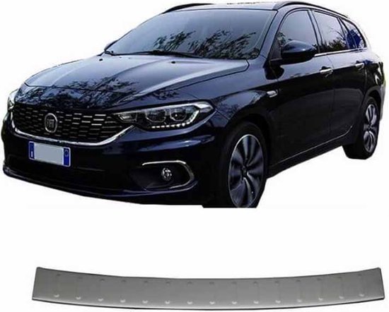 Rear Bumper for Fiat Egea SW 2016-2025 Chrome Stone Rear Bumper Sill Cover