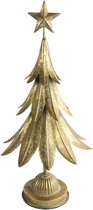 Non-branded Decoratieve Kerstboom Yarne 82,5 Cm Staal Goud