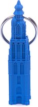 Onze Lieve Vrouwetoren Amersfoort Sleutelhanger Blauw