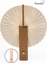 Leeslampje Nachtlampje Slaapkamer lamp LED lamp - Decoratieve accessoires - Sfeerlamp - Bamboe - Amnia.nl®