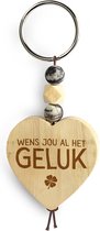 Mijn Hart sleutelhanger "Geluk"