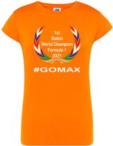 T-SHIRT FORMULE 1 Wereldkampioen Max - Dames T-shirt - Go Max - Large