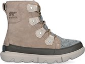 Sorel Explorer Ii Joan Faux Felt Wp Enkelboots -  Enkellaarsjes - Dames - Taupe - Maat 39