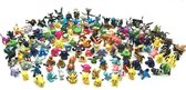 72 pokemon figuurtjes - pokémon figuren - 6 kaarten