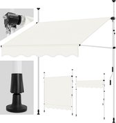 Tillvex- Balkon markies, 300 cm, Beige, luifel, zonwering, zonder boren