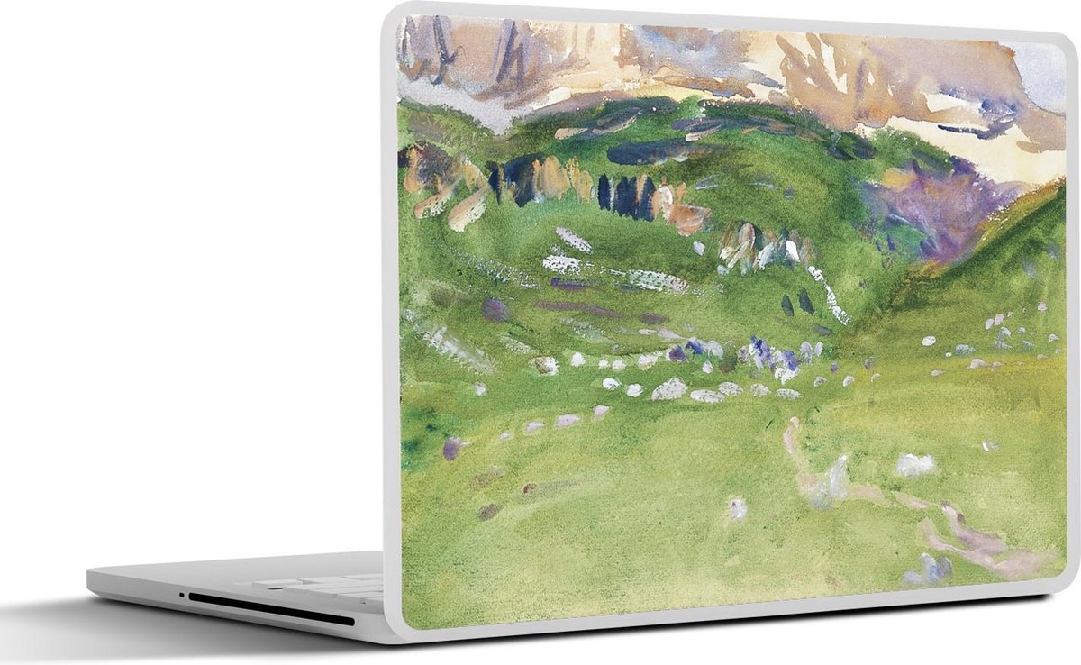 Afbeelding van product SleevesAndCases  Laptop sticker - 12.3 inch - Sellar Alp, Dolomites - John Singer Sargent