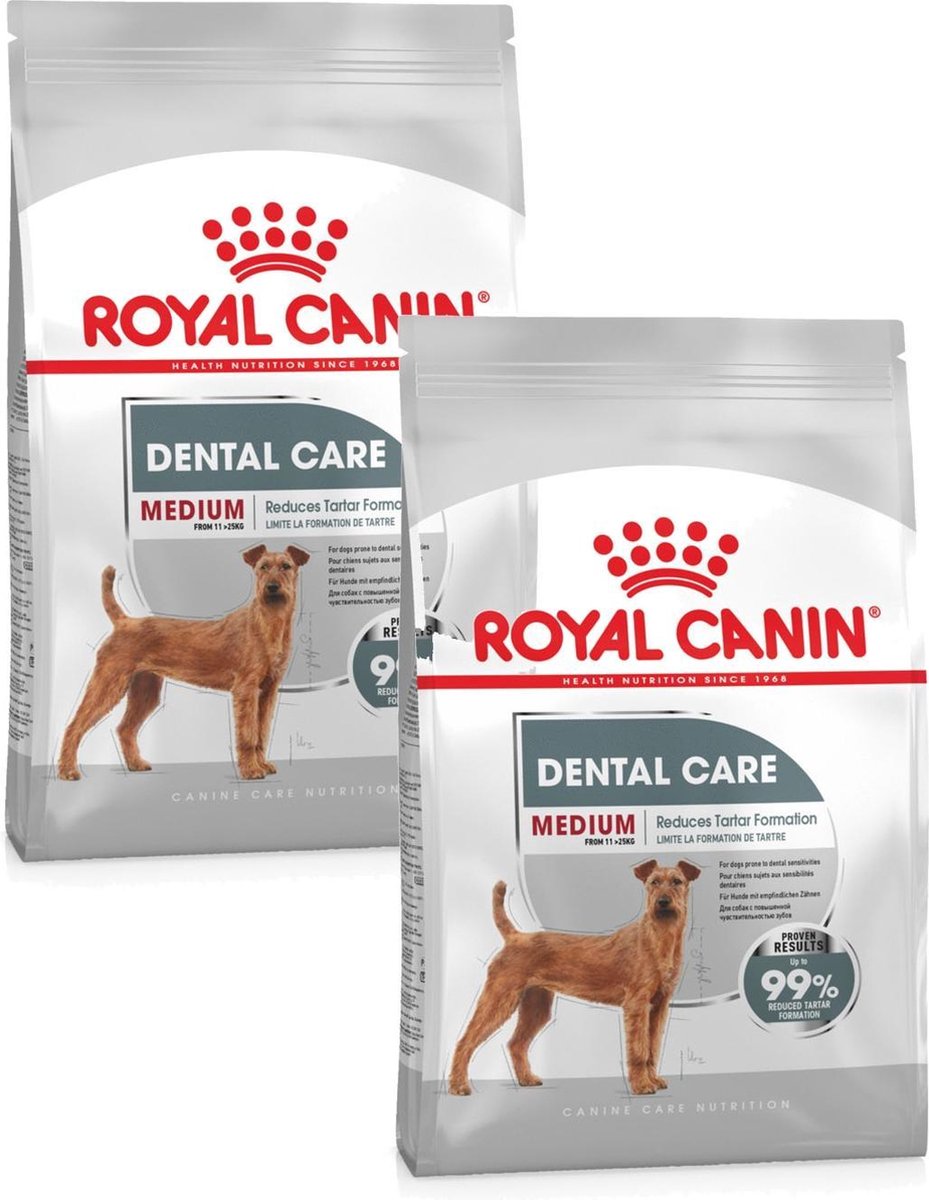 Royal Canin Dental Care Medium – Hondenvoer – 2 x 10 kg