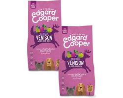 Edgard & Cooper Delicious Venison Adult Hert&Eend&Appel - Hondenvoer - 2 x 7 kg Graanvrij