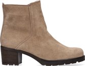 Gabor 800.1 Enkellaarsjes - Enkelboots met rits - Dames - Camel - Maat 42,5