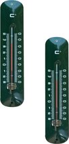 Nature Muurthermometer - Thermometer - 2 x Groen