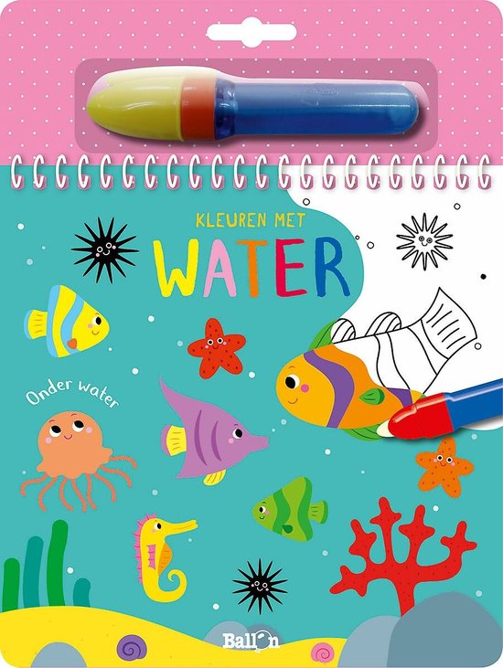 Kleuren met water 0 -   Onder water