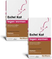 No Worm Exitel Kat - Anti wormenmiddel - 2 x 2 tab Vanaf 1 Kg Vanaf 6 Weken