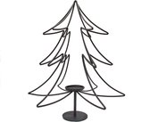 Petit à Petit - kerstboom met verlichting - Staal - Handgemaakt in NL - Kerstversiering