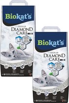 Biokat's Diamond Care Classic Aloe Vera Geur - Kattenbakvulling - 2 x 8 l