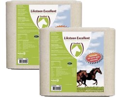 Excellent Salt Lick Liksteen Paard - Voedingssupplement - 2 x 10 kg Salt Lick