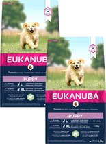 Eukanuba Puppy/Junior Lam&Rijst - Hondenvoer - 2 x 2.5 kg