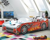 bed/kinderbed race-auto Corvette rood 80 x 160 cm incl. bedbodem + matras