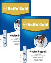 Bolfo Gold Hond 100 - Anti vlooienmiddel - 2 x 2 stuks 4 - 10 Kg