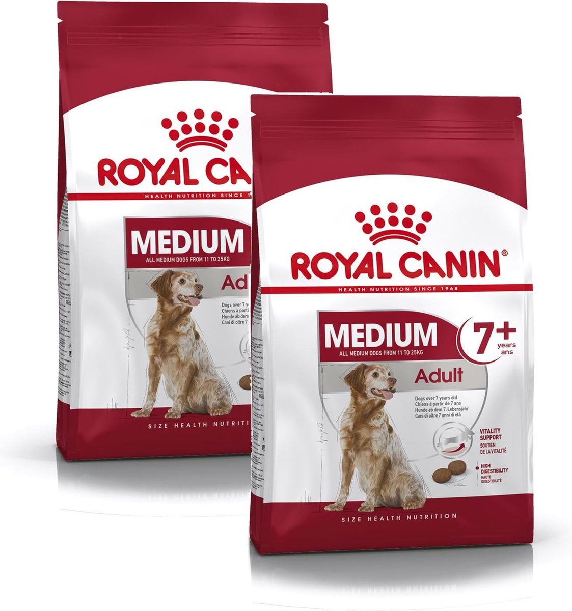 Royal Canin Royal Canin Medium Adult 7+ - Hondenvoer - 2 x 15 kg