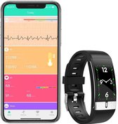 WINNES Horloge, ECG en armbandhorloge Hartslagmeter PPG Fitnesshorloge voor lichaamsbeweging Fitness Tracker Stappenteller voor dames en heren