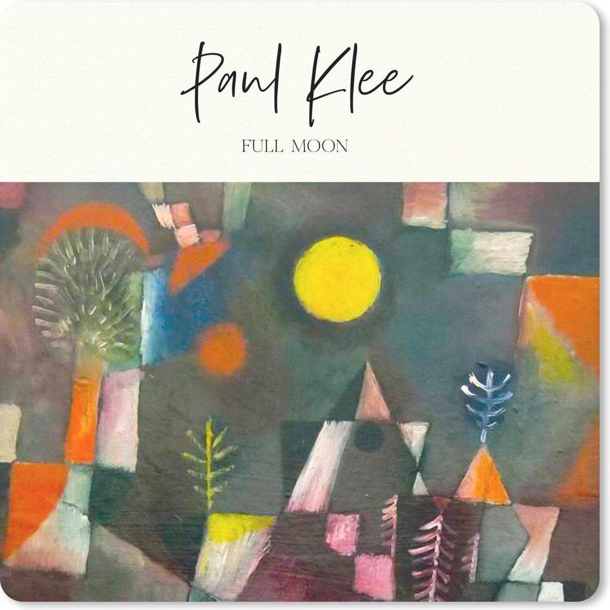 Muismat - Paul Klee - Full moon - Kunst - 20x20