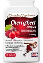 CherryBeet v2 (BRMC60) caps 60 capsules: Montmorency-formule met kersen en rode biet, plus voedzame bondgenoten