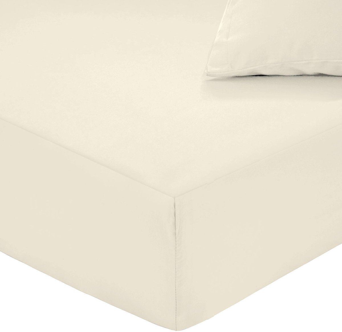 Hoeslaken - Lekker Snoozen - Katoen - Beige - 90 X 200