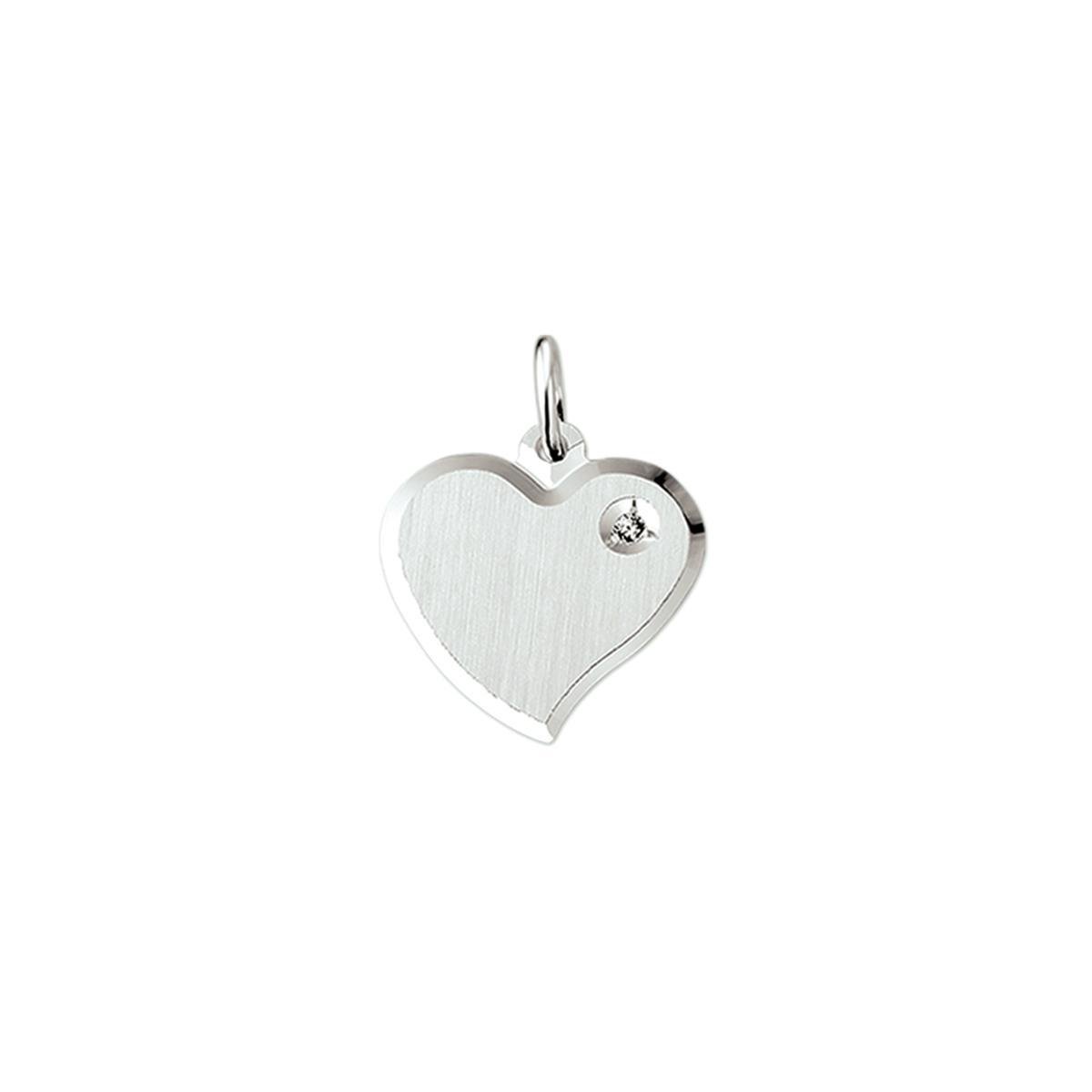 zilver gerhodineerd graveerhart zirkonia 1321699