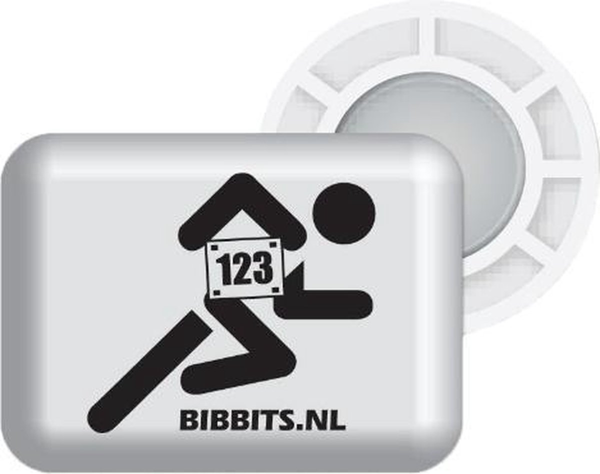 Bibbits hardloopmagneten | 123 Runner White