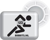 Bibbits aimants de course | 123 coureur White