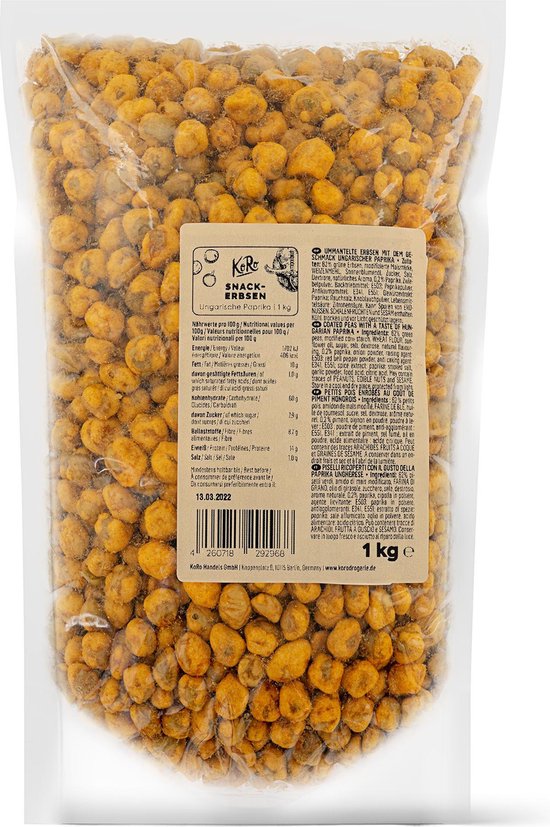 KoRo | Petits pois au paprika hongrois 1 kg