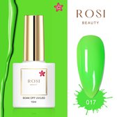 ROSI Beauty Gelpolish - Gel nagellak - Gellak - 10 ML - UV & LED - Groen 017 Neon Green