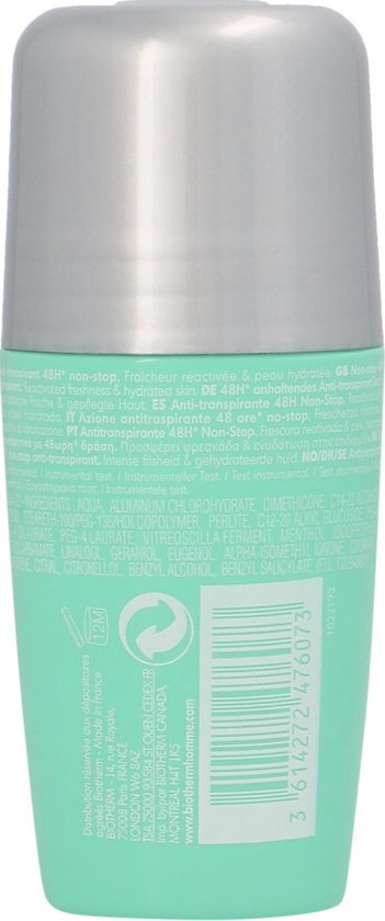 Biotherm Homme Aquapower Ice Cooling Effect Roll-on Deodorant - 75 ml |  bol.com