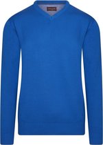 Cappuccino Italia - Heren Sweaters Pullover Royal - Blauw - Maat S