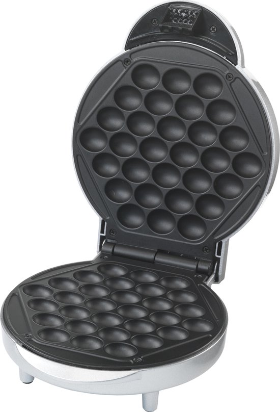 Treb 99361 - Bubbel wafelmaker met indicatielampje en anti-aanbaklaag - Zilver van Trebs — afbeelding 2
