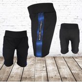 Korte broek jongens zwart blauw -Papillon-98/104-Korte broeken