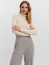 Vero Moda VMRUTHIE LS ROLL NECK BODY - Birch White