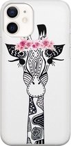 iPhone 12 hoesje siliconen - Giraffe | Apple iPhone 12 case |