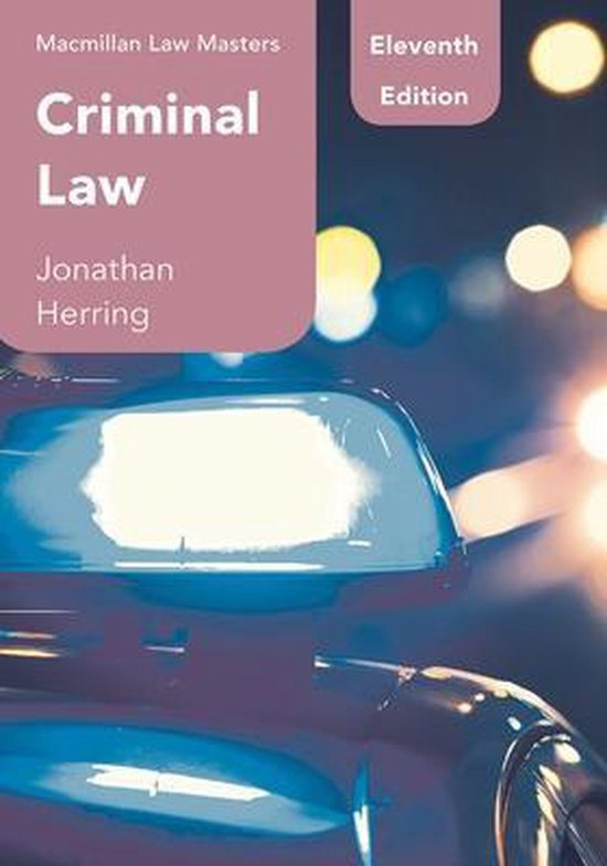 Criminal Law - cover