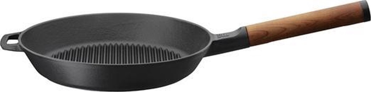 Fiskars Norden Grillpan Gietijzer 26cm - Gietijzeren Grillpan - Thermium™ Anti-aanbaklaag