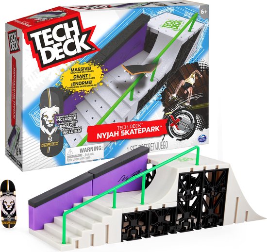 TriUnytion Mini Finger Skate et Rampe Kit, Mini Tech Deck Skate Doigt avec Rampe Skatepark Kit, Cadeau pour Garçons et Filles (A